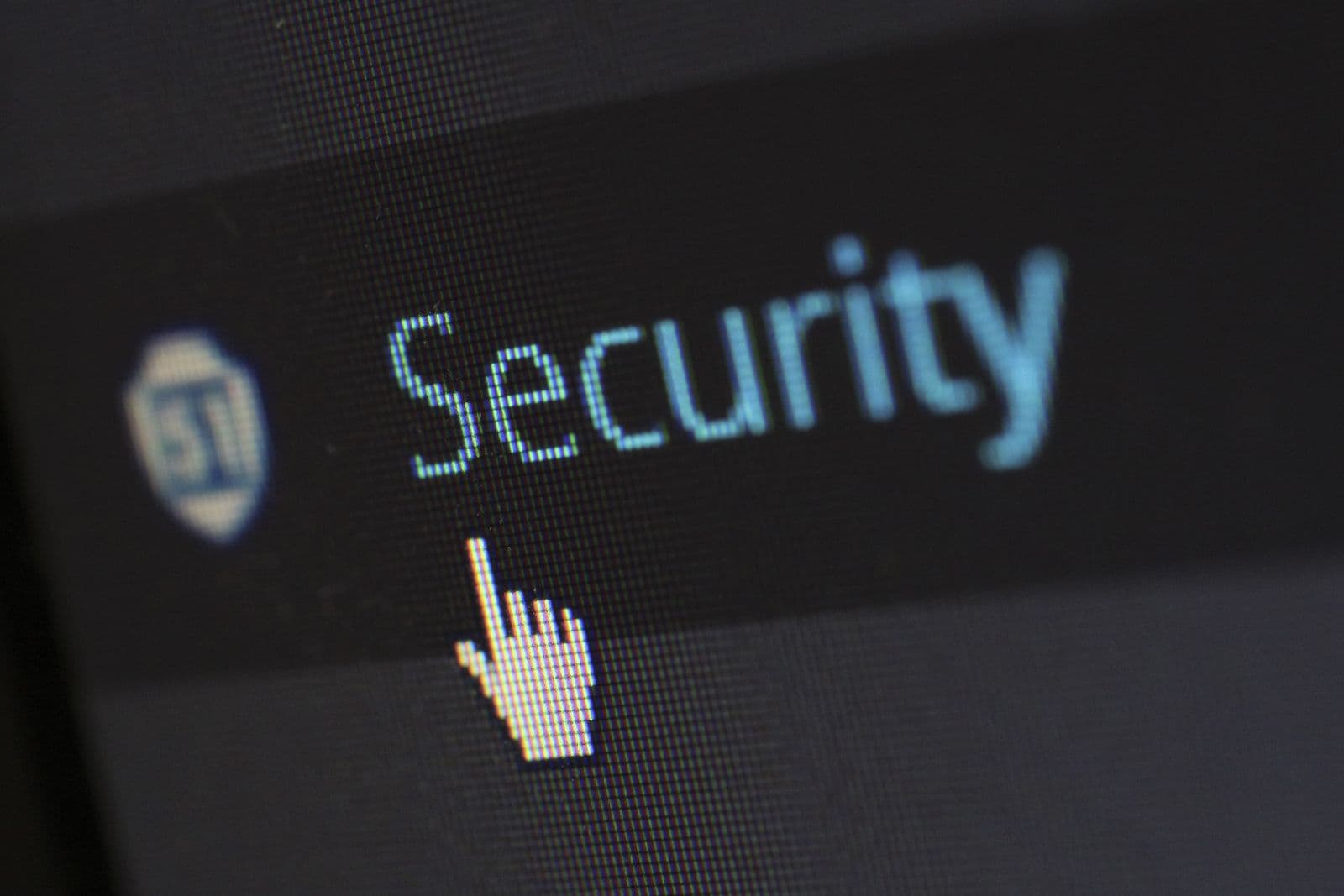 A screen displaying a security lock icon representing account protection